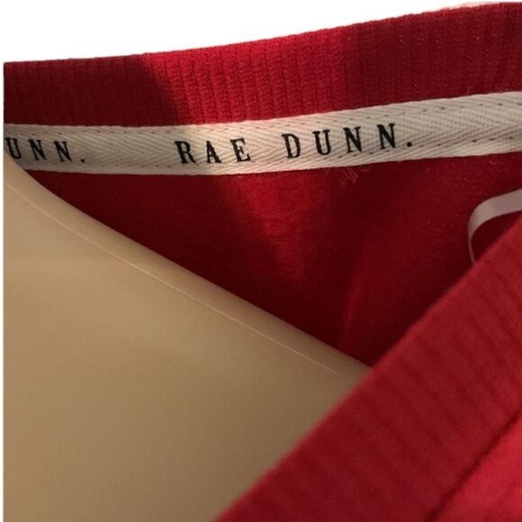RAE DUNN “ PEACE.LOVE.HOPE.”  RED SWEATSHIRT SZ S - Picture 2 of 10